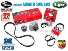 アバルト 595 / 695 専用 OEM タイミングベルトキット & W/P +  ドライブベルトキット付 フルセット