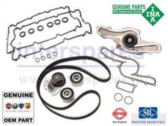 アルファロメオ V6 INA製 純正 OEM タイミングベルトキット 対策 W/P & カムカバーG/K 付 セット