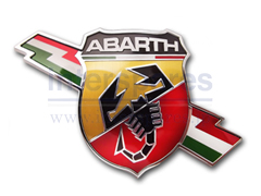 ABARTH 純正 アバルト500 サイドエンブレムバッジ 735495888
