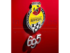 ABARTH　純正 695 トリビュートフェラーリ フェンダーバッジ 735524380