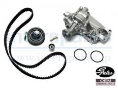 VW AUDI　OEM タイミングベルトキット & ハウジング付 ウォーターポンプ セット