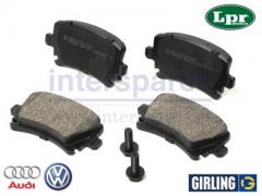 VW GOLF リアブレーキパッド 05P1219 1K0698451P 6116221