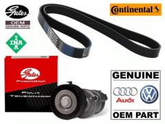 VW ポロ ルポ　ファンベルト & テンショナー セット 036145933Q　030145299F