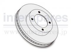VW　UP  フロントブレーキローター 左右セット　1S0615301H
